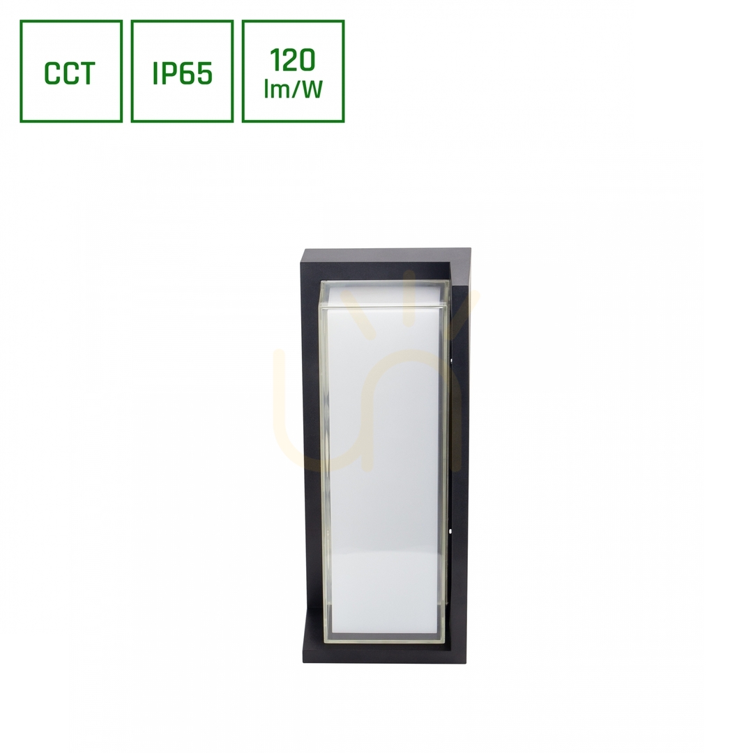 Verto Block 20 W Cct 230 V 160/120 St ip65 100 X130x320 mm čierna