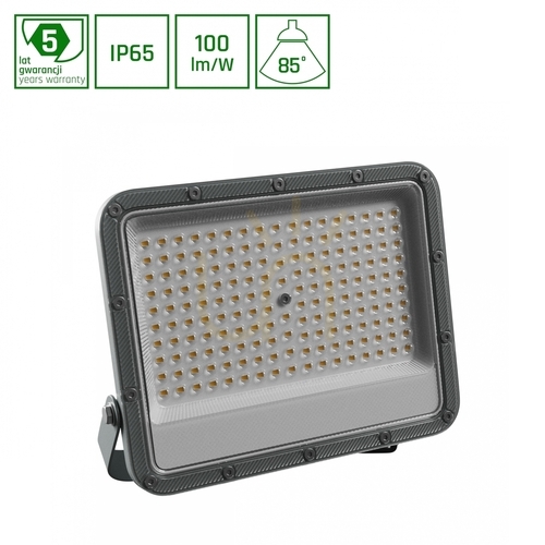 Skontrolujte Noctis Max 2 reflektor 100 W Nw 230 V 85 St Ip65 264 X218 X35 Mm sivá 5 rokov záruka