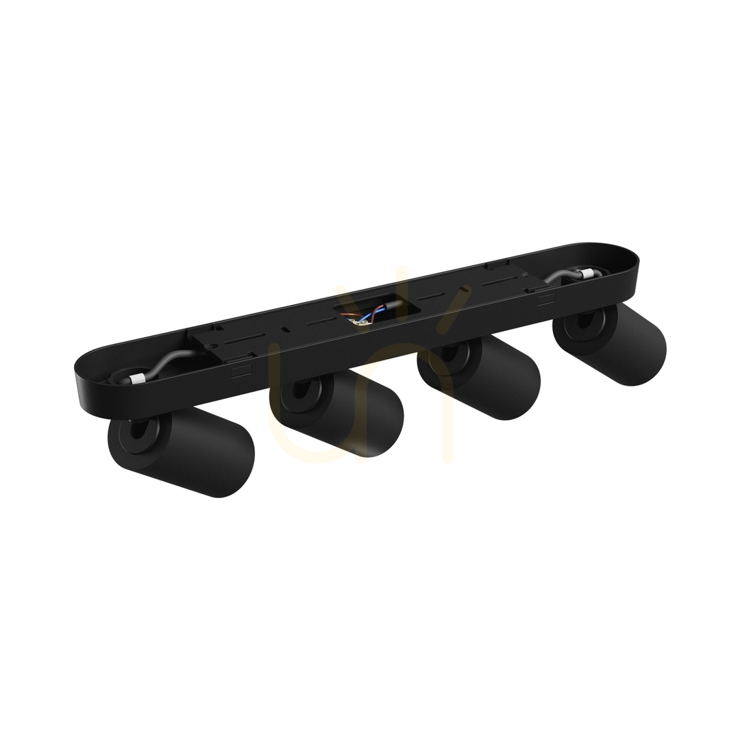 Displej Madara Altro Base 4x Gu10 230 V Ip20 480 X70 X135 Mm čierna Madara Altro Base 4x Gu10 230 V Ip20 480 X70 X135 Mm čierna