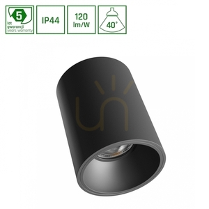 Orbito povrchová montáž 10 W Nw 230 V 40 St IP44 Ugr<19 Ra90 Fi75 X100 mm čierna okrúhla 5 rokov 0 Orbito povrchová montáž 10 W Nw 230 V 40 St IP44 Ugr<19 Ra90 Fi75 X100 mm čierna okrúhla 5 rokov small 0
