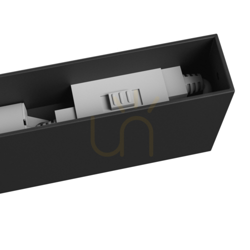 Skontrolujte Grid S Svietidlo na povrchovú montáž 12 W Cct 230 V 40st Ip20 222x26x60mm čierna 5 rokov Gw. Spektrum