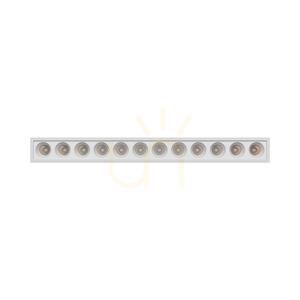 Grid S Svietidlo na povrchovú montáž 12 W Cct 230 V 40st Ip20 222x26x60mm Biela 5 rokov Gw. Spektrum small 2