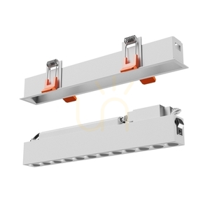 Grid S Zápustná montáž 12 W Cct 230 V 40st Ip20 230x34x61mm biela 5 rokov Gw. Spektrum small 6