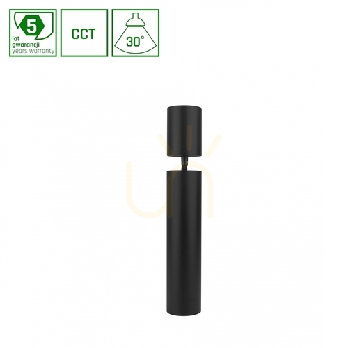 Skontrolujte Hangit Multiway M 11 W Cct 230 V 30° Ip20 74 X300 Base 75 X100 Black, nastaviteľná výška, 5 rokov