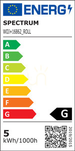 LED pás 2835 24 V 120 LED 9 W/M 720lm/M Ww 10mm Ip20 20m Roll Long small 2