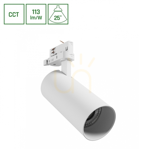 Skontrolujte Andromeda Prime pre zbernicu 3 F 3 Cct 24 W 230 V 25st IP20 dia.76x177x228mm White Spectrum