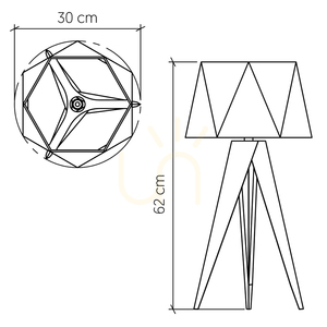 Stolová lampa Quintiesse Angular s teakovou dyhou QN-ANGULAR-TL-TEAK small 2