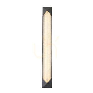 Veľké nástenné LED svietidlo Quintiesse Caesar z alabastru – bronz Urban Bronze small 0