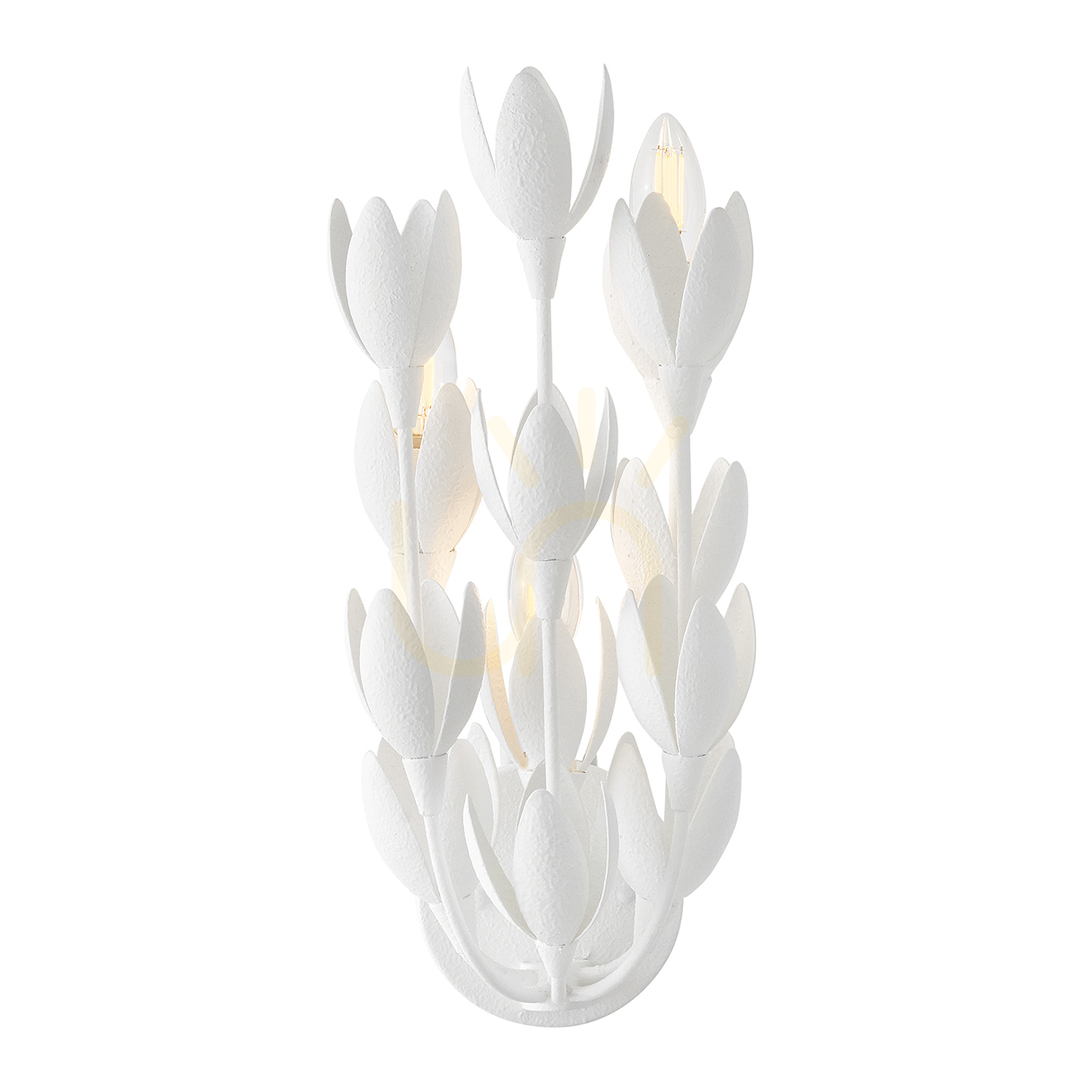 vyhliadka Nástenné svietidlo FLORA - 3 svetelné zdroje - QUINTIESSE štrukturálna omietka Nástenné svietidlo FLORA - 3 svetelné zdroje - QUINTIESSE štrukturálna omietka