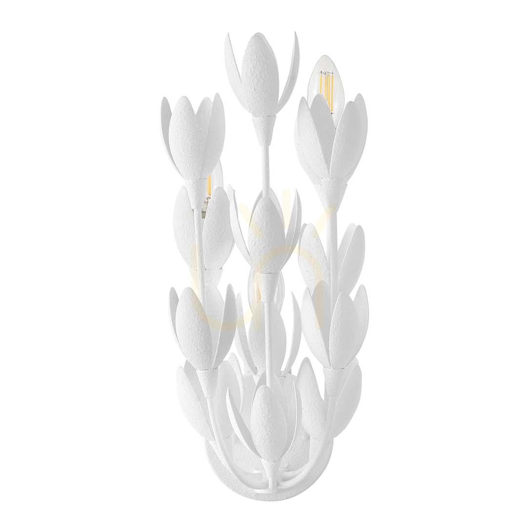 Šou Nástenné svietidlo FLORA - 3 svetelné zdroje - QUINTIESSE štrukturálna omietka Nástenné svietidlo FLORA - 3 svetelné zdroje - QUINTIESSE štrukturálna omietka