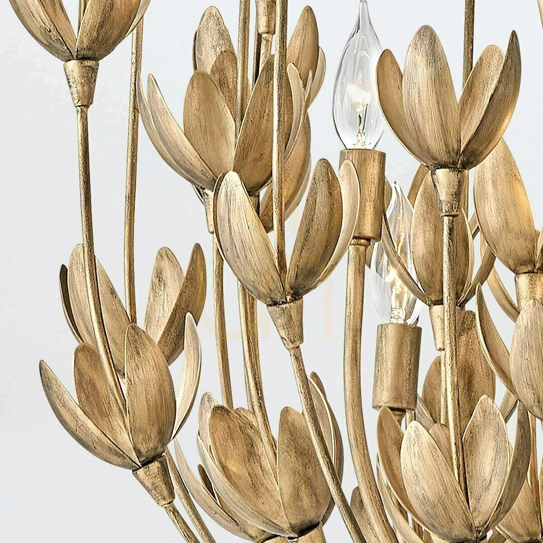Displej Luster FLORA - 6 svetelných zdrojov - Oxidované zlato QUINTIESSE Luster FLORA - 6 svetelných zdrojov - Oxidované zlato QUINTIESSE