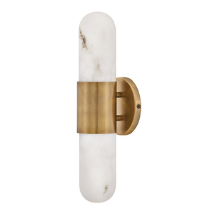 Stredné nástenné LED svietidlo IBIZA - Classic brass QUINTIESSE small 0