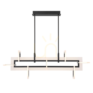 Stredná ostrovčeková lampa INIZIO - Matná čierna QUINTIESSE 1 Stredná ostrovčeková lampa INIZIO - Matná čierna QUINTIESSE small 1