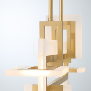 Malá ostrovčeková lampa INIZIO - Brúsené zlato QUINTIESSE small 4