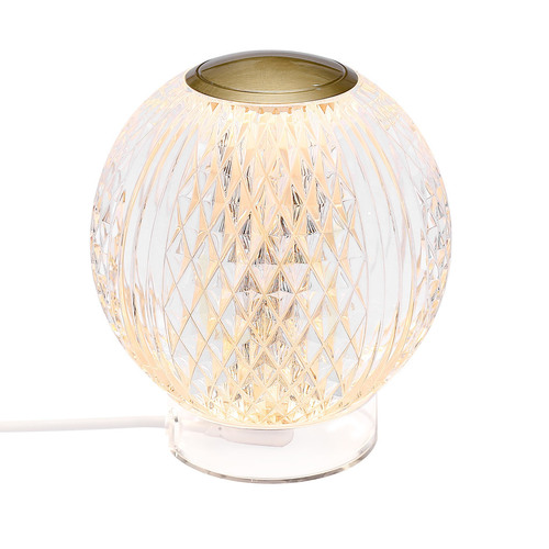 Skontrolujte MARNI malá LED stolová lampa - Prírodná mosadz QUINTIESSE