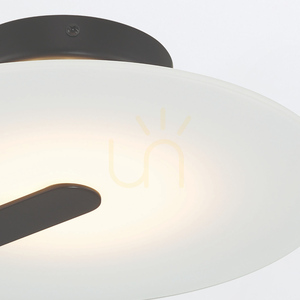 Stropné / nástenné svietidlo Quintiesse Nuvola Small, matná čierna, LED 14 W 3000 K, Ø31 cm small 1