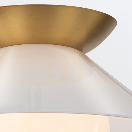 Skontrolujte SAUCER Plafond - 1 svetelný zdroj - Staršia mosadz QUINTIESSE