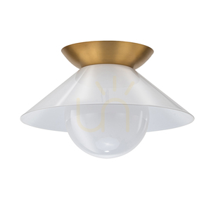 SAUCER Plafond - 1 svetelný zdroj - Staršia mosadz QUINTIESSE small 5