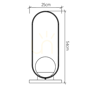 Stolová lampa Quintiesse Sfera QN-SFERA-TL-L-TEAK s teakovou dyhou a opálovým sklom, 53 cm 2 Stolová lampa Quintiesse Sfera QN-SFERA-TL-L-TEAK s teakovou dyhou a opálovým sklom, 53 cm small 2