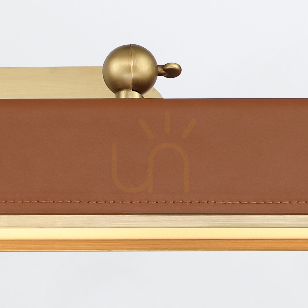 vyhliadka Veľký LED VALISE obraz - Vintage mosadz, koňaková koža QUINTIESSE Veľký LED VALISE obraz - Vintage mosadz, koňaková koža QUINTIESSE