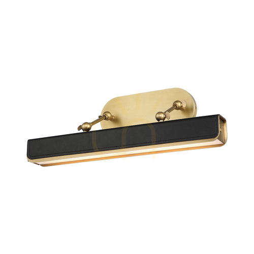 Skontrolujte Stredný LED VALISE obraz - Vintage mosadz, smokingová koža QUINTIESSE