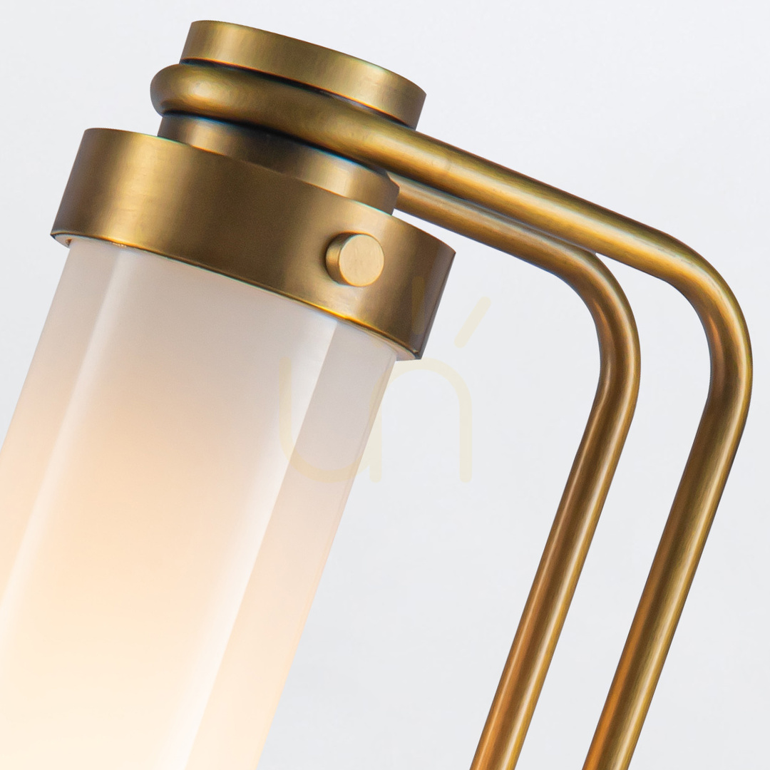 vyhliadka WYNWOOD stolová lampa - 1 svetelný zdroj - Vintage mosadz QUINTIESSE WYNWOOD stolová lampa - 1 svetelný zdroj - Vintage mosadz QUINTIESSE