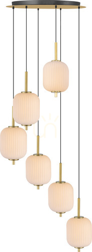 Skontrolujte Závesné svietidlo Zuma Line AKARI DU31288A/34W zlatá 6xLED