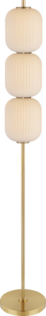 Skontrolujte Stojanová lampa Zuma Line AKARI LD31291/20W zlatá 1xLED Stojanová lampa Zuma Line AKARI LD31291/20W zlatá 1xLED