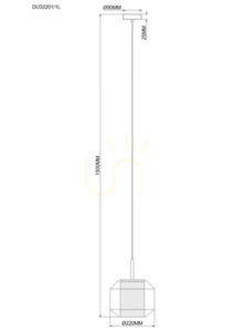 Závesné svietidlo Zuma Line SOLIX DU32201/1L čierne 1×E27 1 Závesné svietidlo Zuma Line SOLIX DU32201/1L čierne 1×E27 small 1
