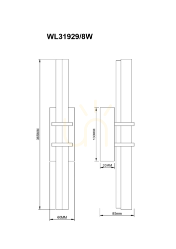 Skontrolujte Nástenné svietidlo Zuma Line IGGLY WL31929/8W zlatá 1xLED