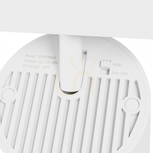 Čierny reproduktor Bluetooth 5.4 pre 48V magnetickú lištu small 6