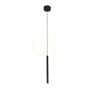 Závesné LED svietidlo Zambelis čierne matné 3W 2700K IP20 small 1