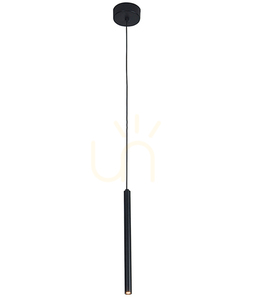 Závesné LED svietidlo Zambelis čierne matné 3W 2700K IP20 small 3