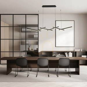 Závesné LED svietidlo Zambelis čierne matné 85W 3000K IP20 small 0
