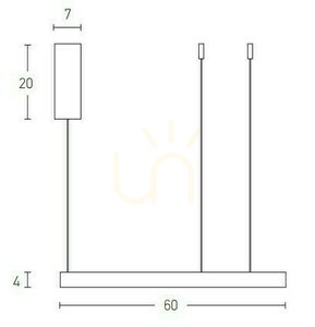 Závesné svietidlo Zambelis LED 36W 3000K stmievateľné zlaté 60 cm small 1
