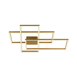 Plafón Zambelis Golden Leaf LED 55W 3000K zlatý matný stmievateľný small 1