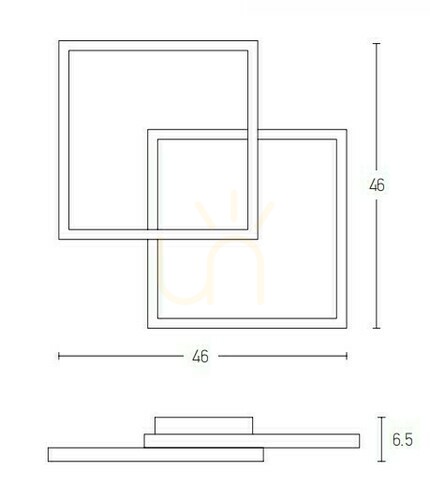 Skontrolujte Stropné svetlo Zambelis 28W LED 3000K zlatý matný hliník akryl stmievateľné