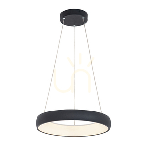 Závesné svetlo Zambelis 30W LED 3000K stmievateľné piesočnatá čierna Ø40 cm small 0