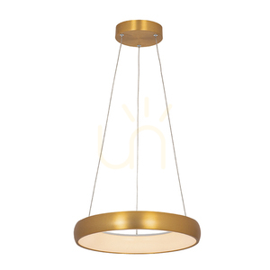 Závesné LED svietidlo Zambelis 32W 3000K brúsené zlaté hliník akryl small 0