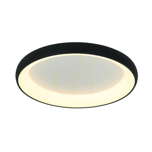 Stropné svietidlo Zambelis Sandy Black 60W 3000K LED Ø80 cm hliník akryl small 0