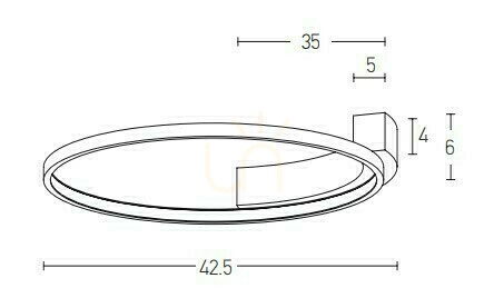 Skontrolujte Stropné LED svetlo Zambelis 25W 3000K pieskovo biele Ø42,5 cm