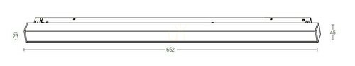 Skontrolujte Lištové svietidlo Zambelis LED 20W 3000K čierne DALI IP20 65,2 cm