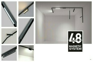 Magnetický bod 12W 4000k čierny Dali stmievateľný ZAMBELIS small 2