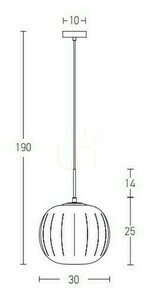Prívesná lampa Zambelis E27 biely matný opálové sklo 30 cm small 2