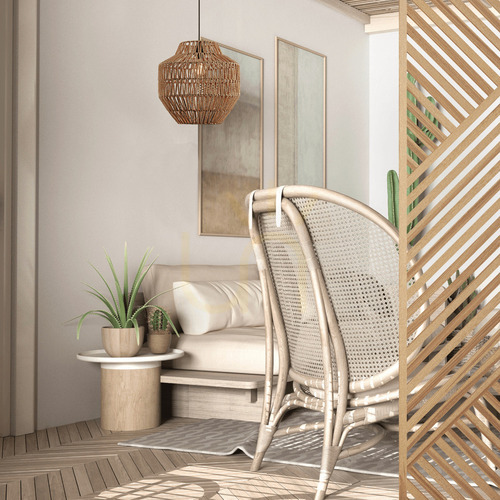 Skontrolujte Závesné svietidlo Zambelis E27 40W béžové papierové lano 40 cm