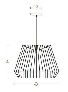 Závesné svietidlo Zambelis E27 40W béžové papierové lano 48 cm small 2