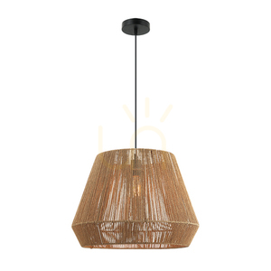 Závesné svietidlo Zambelis E27 40W béžové papierové lano 48 cm small 3