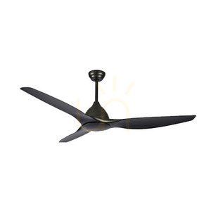 Stropný ventilátor Zambelis čierny matný 70W s diaľkovým ovládaním small 1