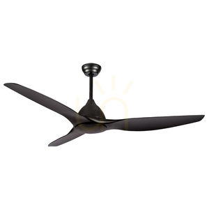 Stropný ventilátor Zambelis čierny matný 70W s diaľkovým ovládaním small 3