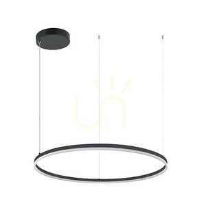 84W LED závesné svetlo 84W 3000k hliník a akryl 3000k stmievateľné svetlo dole čierna ZAMBELIS small 1
